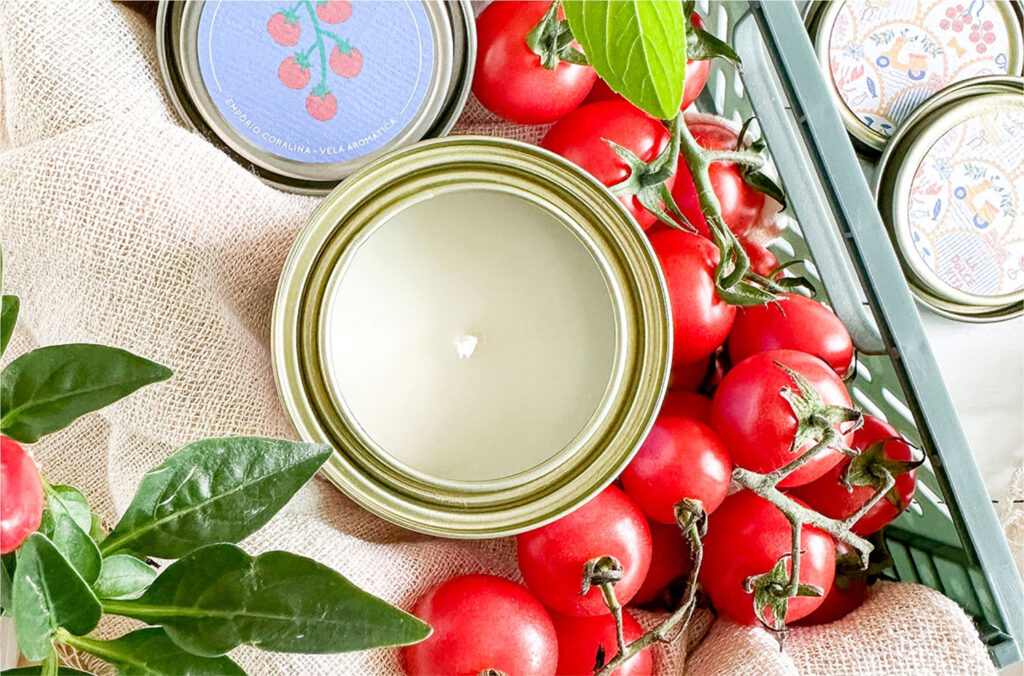 Vela Aromática Folhas de Tomate